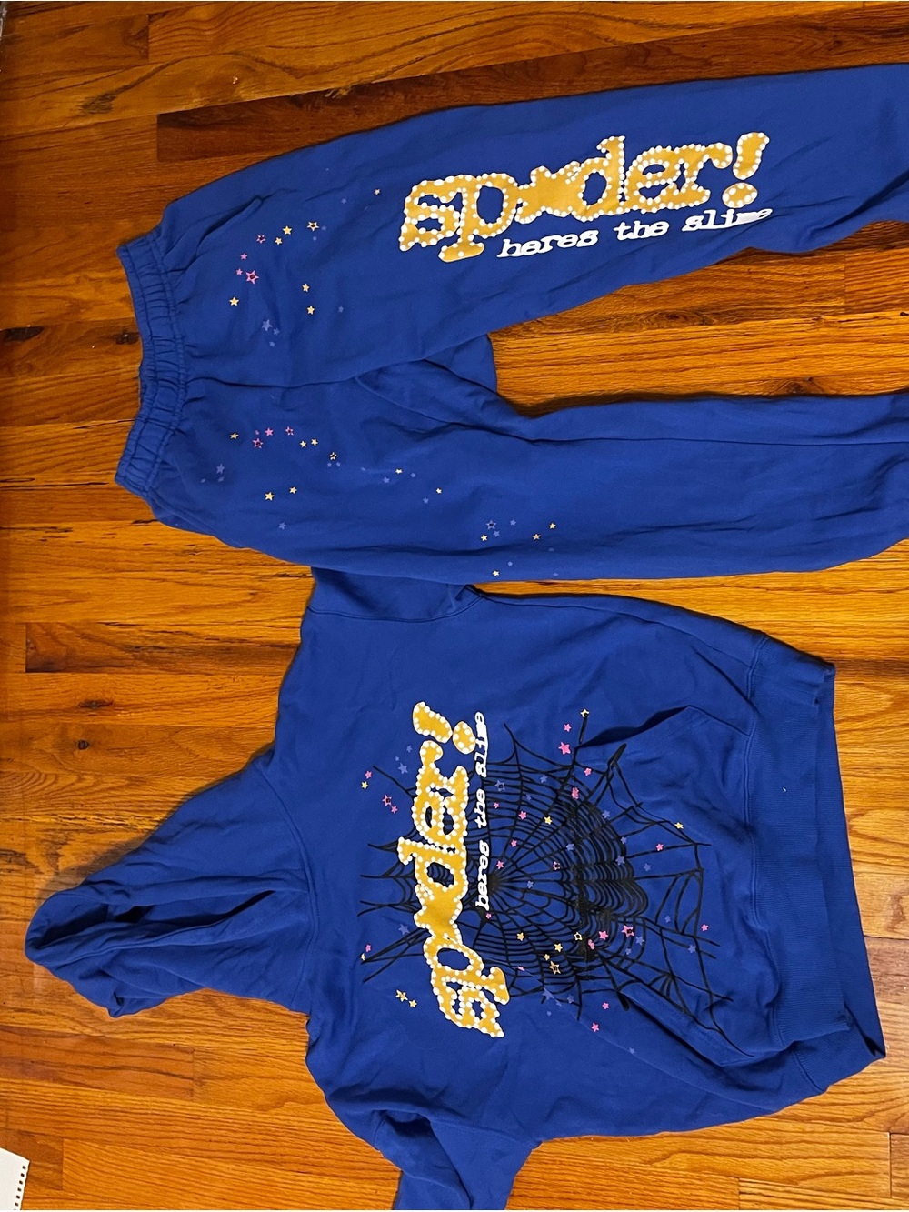 Blue 'Sploder!' Graphic Men's Jogger Set